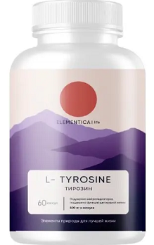 Elementica Life (Элементика) L-тирозин, капсулы 60шт БАД
