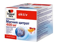 Доппельгерц (Доппельгерц) Актив, Магния цитрат, 400мг, саше-пакет, 40 шт БАД