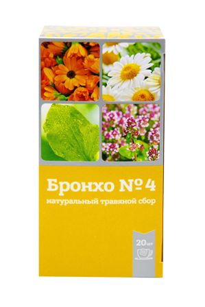 Сбор Бронхо Био травяной, фильтр-пакеты 2г, 20 шт БАД