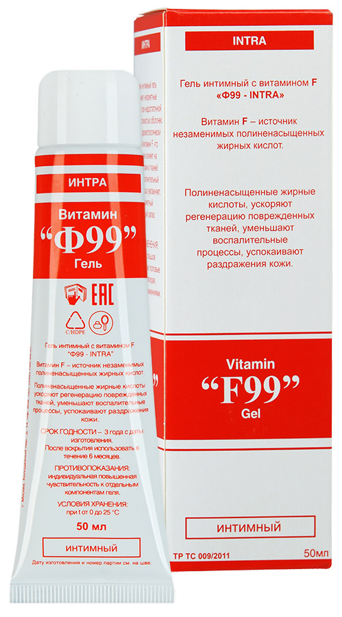Витамин F99, гель интимный, 50мл