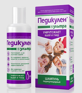 Педикулен Ультра, шампунь педикулицидный (от вшей и гнид), 200мл