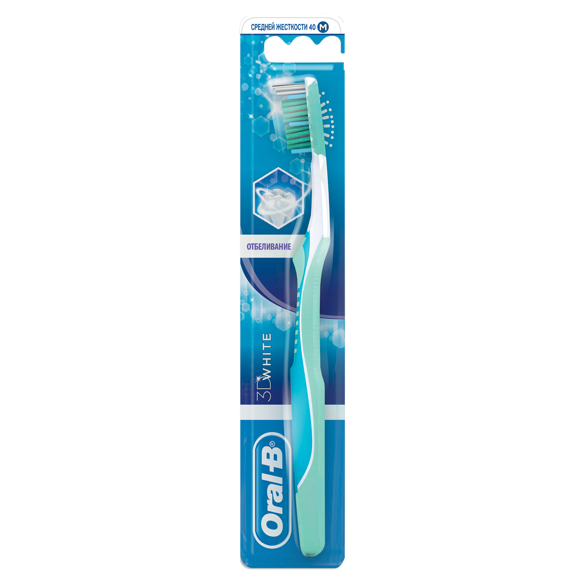 Oral-B (Орал-Би) Зубная щетка 3D white Отбеливание средняя, 1 шт