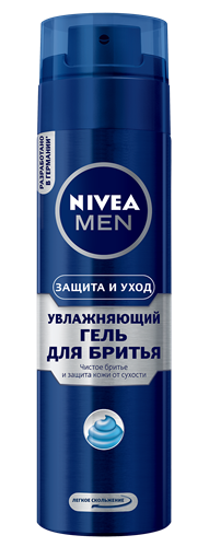 Nivea (Нивея) для мужчин гель для бритья увлажняющий, 200мл
