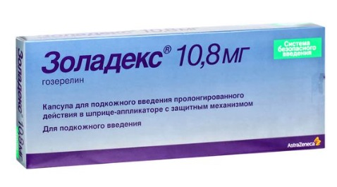 Золадекс, имплантат 10,8мг, шприц-аппликатор