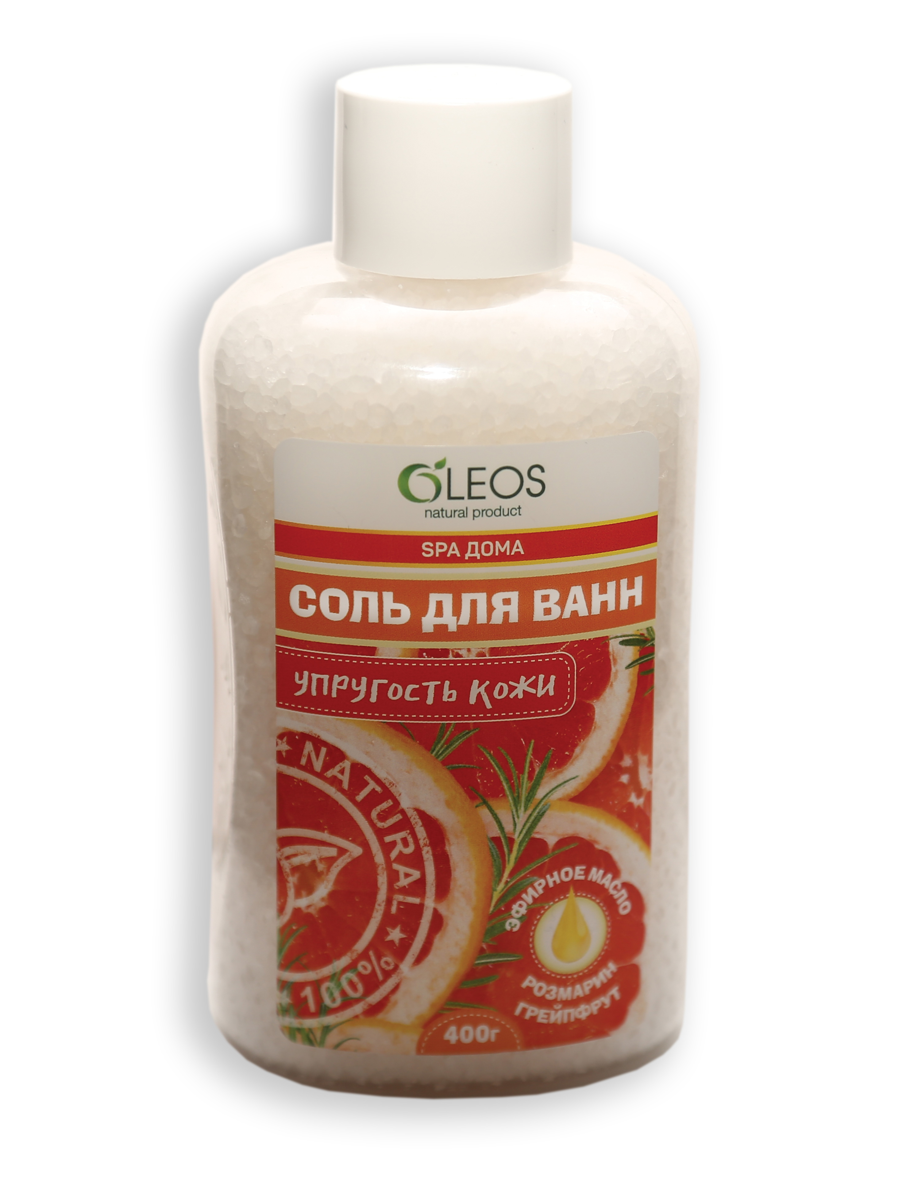 Oleos (Олеос) соль морская для ванн Упругость кожи, 400г