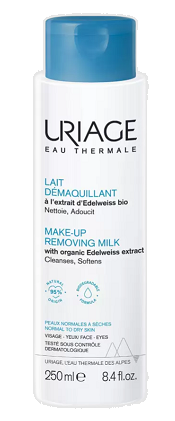 Uriage (Урьяж) молочко для лица очищающее для снятия макияжа, 250мл