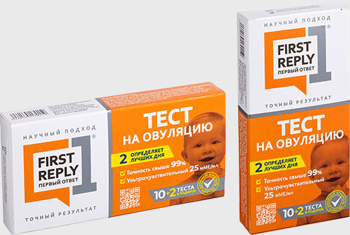 Тест для определения овуляции Первый ответ, 10+2 шт