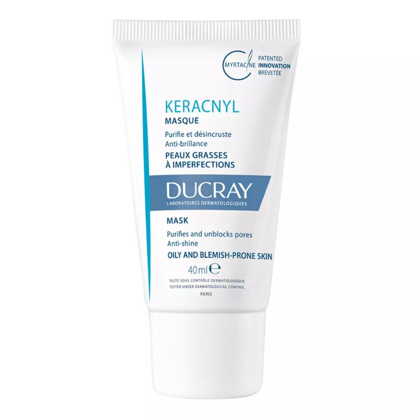 Дюкре Керакнил (Ducray Keracnyl) маска для лица очищающая 40мл