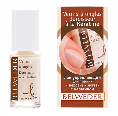 Belweder (Бельведер) лак для тонких, неровных ногтей с кератином 8мл