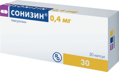 Сонизин, капсулы с модифицированным высвобождением 0,4мг, 30 шт