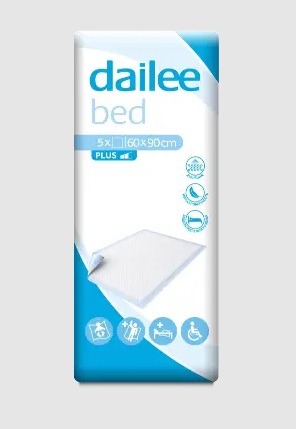 Dailee (Дайли) пеленки впитывающие 60х90см, 5шт