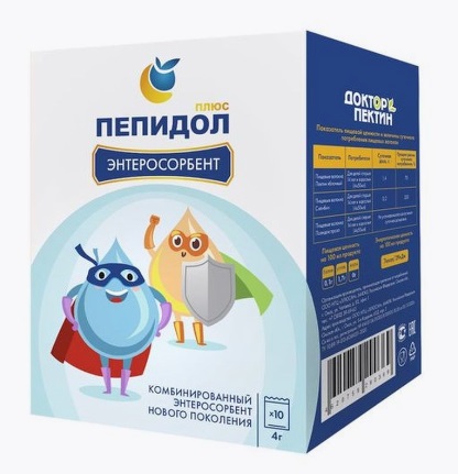 Пепидол Плюс порошок 4г, 10 шт БАД