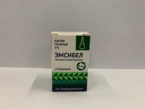 Эмсибел, капли глазные 10мг/мл, флакон-капельница 5мл