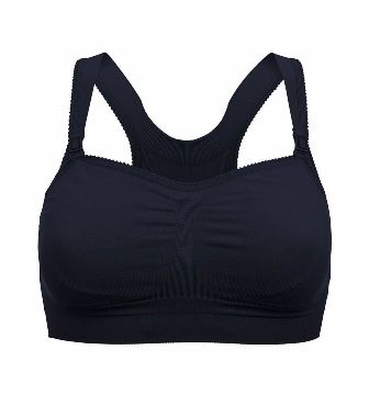 Medela Eva (Медела) бюстгальтер для беременных и кормящих мам, размер XL, чёрный