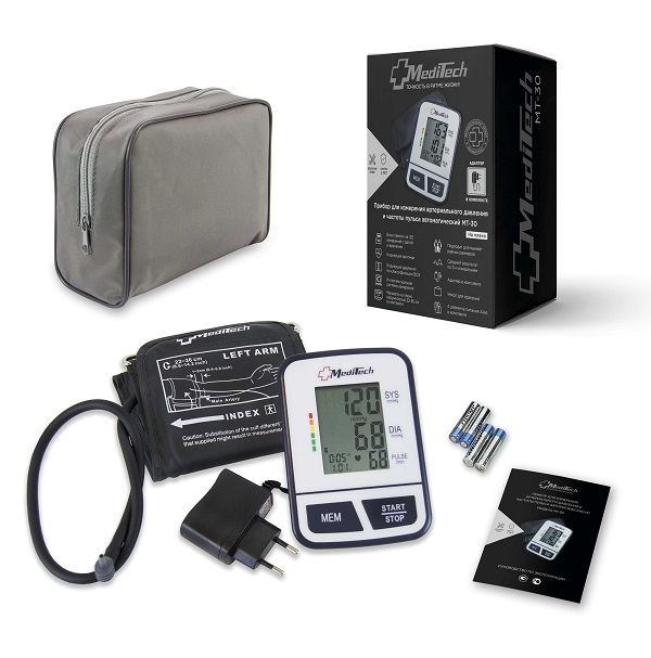 Тонометр автоматический MediTech (Медитеч) MT-30, с адаптером