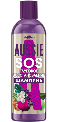 Aussie (Оззи) SOS шампунь для волос глубокое восстановление, 290мл