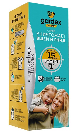 Gardex (Гардекс) спрей от вшей и гнид с гребнем, 80 мл