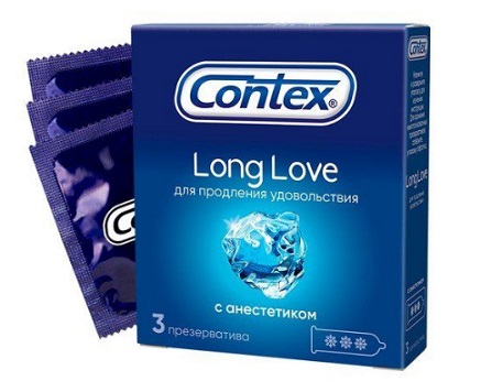 Contex (Контекс) презервативы Long love продлевающие 3шт