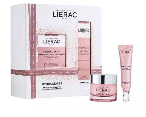 Lierac (Лиерак) Hydragenist набор крем кислородный увлажняющий, 50мл+гель для области вокруг глаз увлажняющий, 15мл