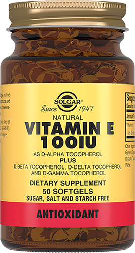 Solgar (Солгар) Витамин Е 100МЕ, капсулы 50 шт БАД
