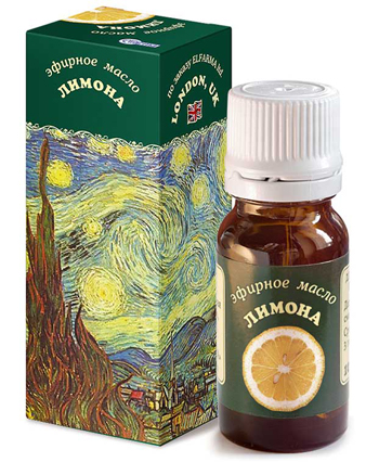 Масло эфирное Лимон 10мл, Эльфарма