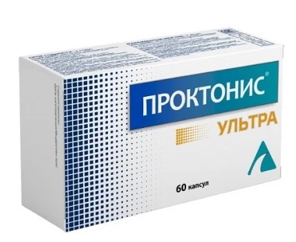 Проктонис Ультра капсулы, массой 0,46г 60 шт БАД