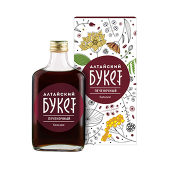 Бальзам Алтайский букет Печеночный, флакон 250мл БАД