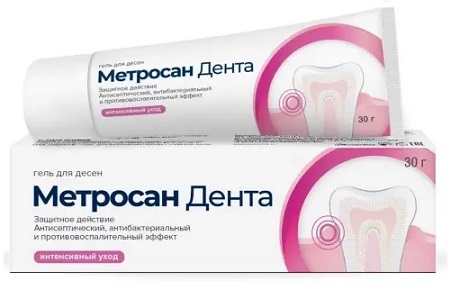 Метросан Дента, гель для десен, 30г
