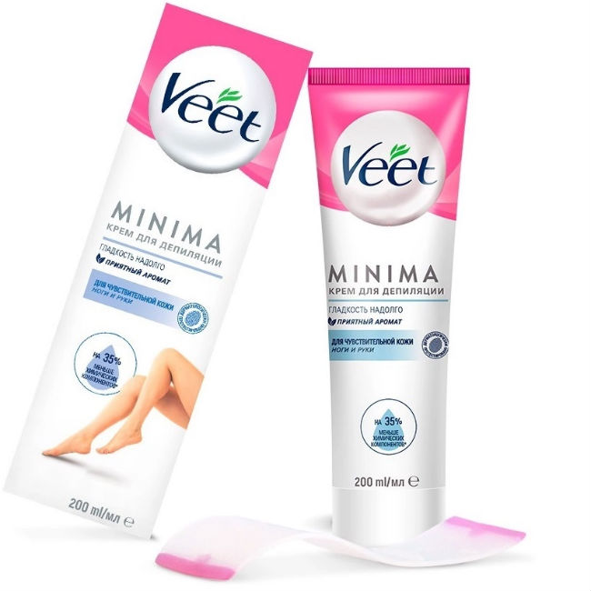 Veet Minima (Вит) крем для депиляции для чувствительной кожи, 200мл