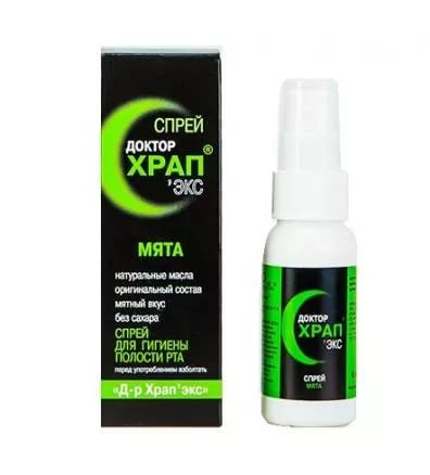 Антихрап Доктор Храп экс спрей с Мятой, 60мл