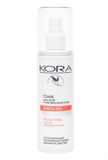 Kora (Кора) тоник ультраувлажняющий для сухой и чувствительной кожи лица 150мл