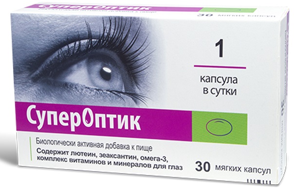 СуперОптик, капсулы 850мг, 30 шт БАД