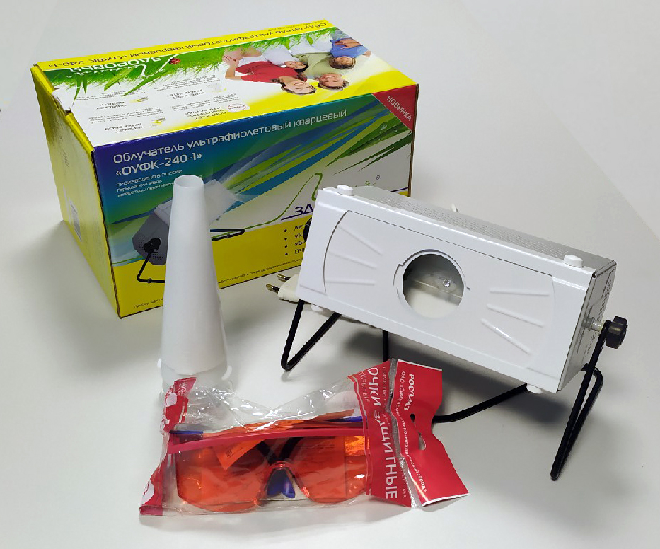 Облучатель медицинский УФ Кварц ОУФК-240-1