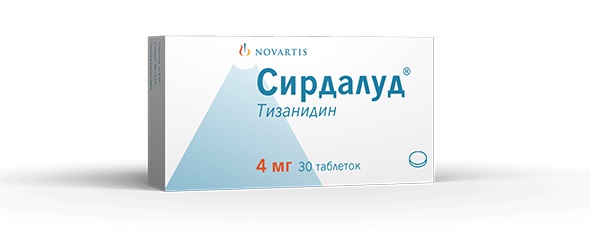 Сирдалуд, таблетки 4мг, 30шт
