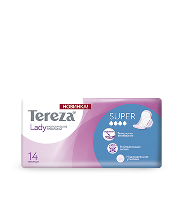 Tereza Lady (Тереза Леди) прокладки урологические, Супер, 14 шт