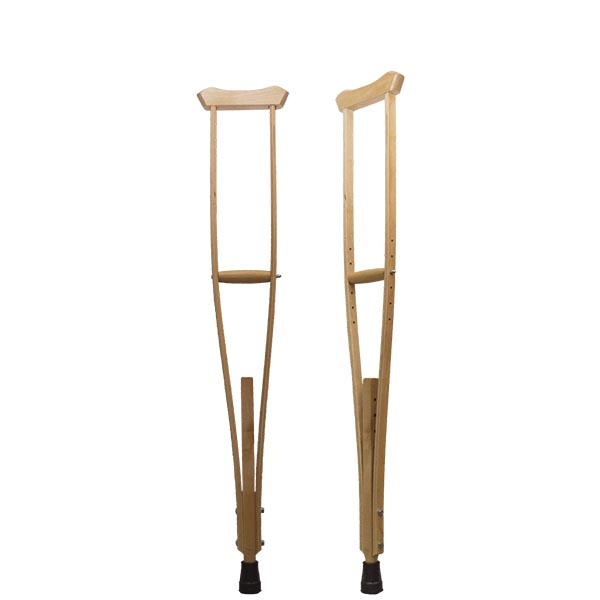 Костыли подростковые с подмышечной опорой деревянные (743П)