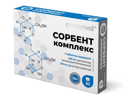 Сорбент комплекс Консумед (Consumed), таблетки, 30 шт БАД