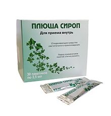 Плюща сироп, пакет-саше 2,5мл, 30 шт