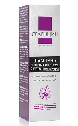 Селенцин Пептид Актив шампунь для мужчин, 200мл