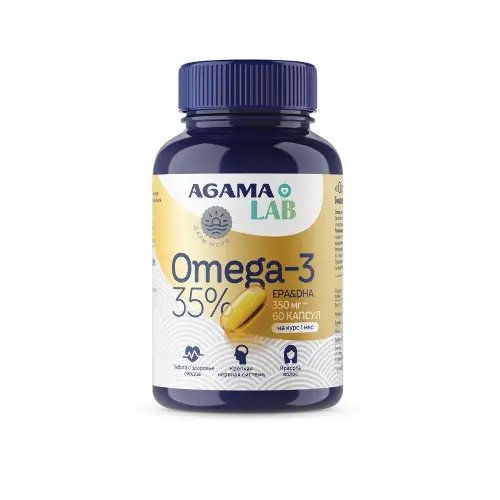 Агама Лаб (Agama Lab) Омега-3 35%, капсулы, 60 шт БАД