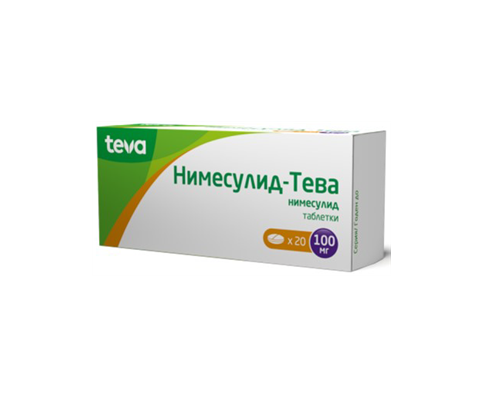 Нимесулид-Тева, таблетки 100мг, 20шт
