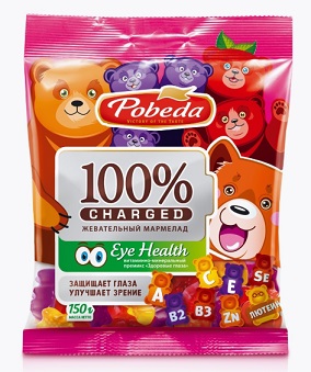 Charged (Чаржед) мармелад жевательный Здоровые глаза, 150г