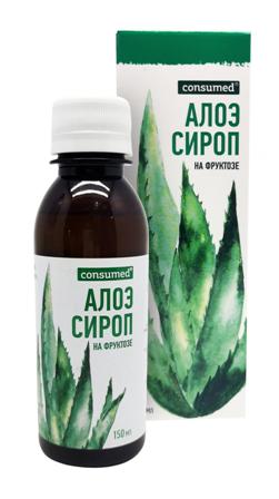 Алоэ сироп Доктор Грин на фруктозе Консумед (Consumed), флакон 150мл БАД
