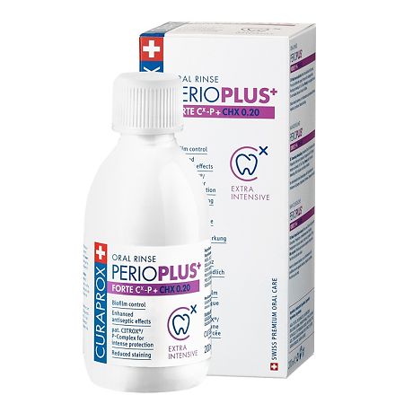 Curaprox (Курапрокс) ополаскиватель для полости рта Перио Плюс Форте 200мл