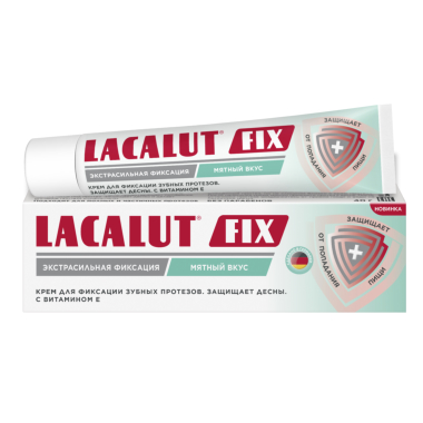 Lacalut (Лакалют) Фикс крем для фиксации зубных протезов Мята 40г