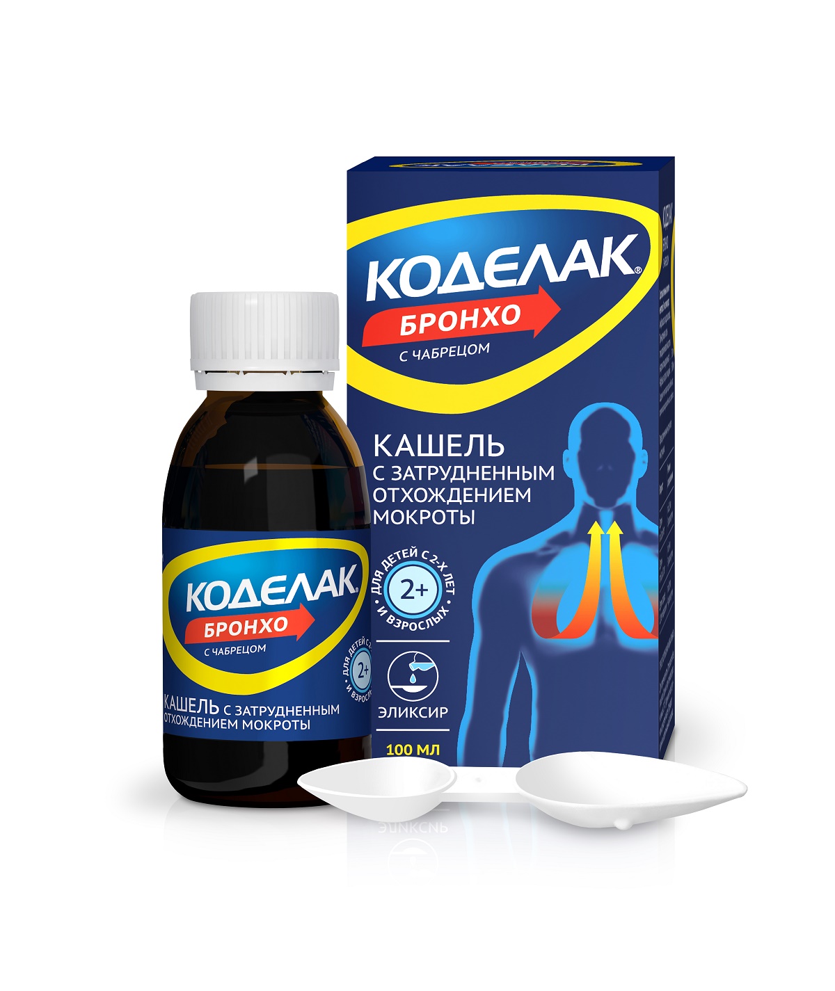 Коделак Бронхо с чабрецом эликсир, флакон 100мл