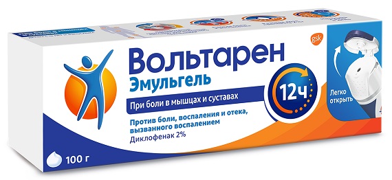 Вольтарен Эмульгель, гель для наружного применения 2%, 100г