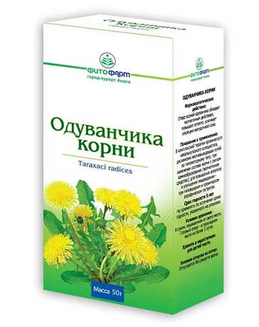 Одуванчика корни, пачка 50г