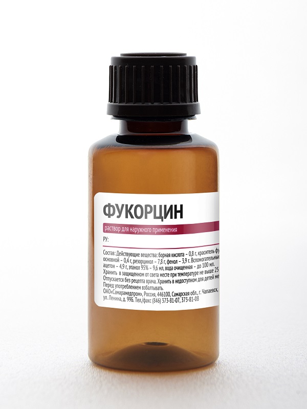 Фукорцин, раствор для наружного применения, 25мл