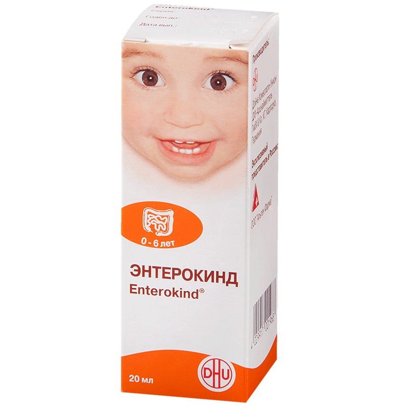 Энтерокинд, капли для приема внутрь гомеопатические, флакон 20мл